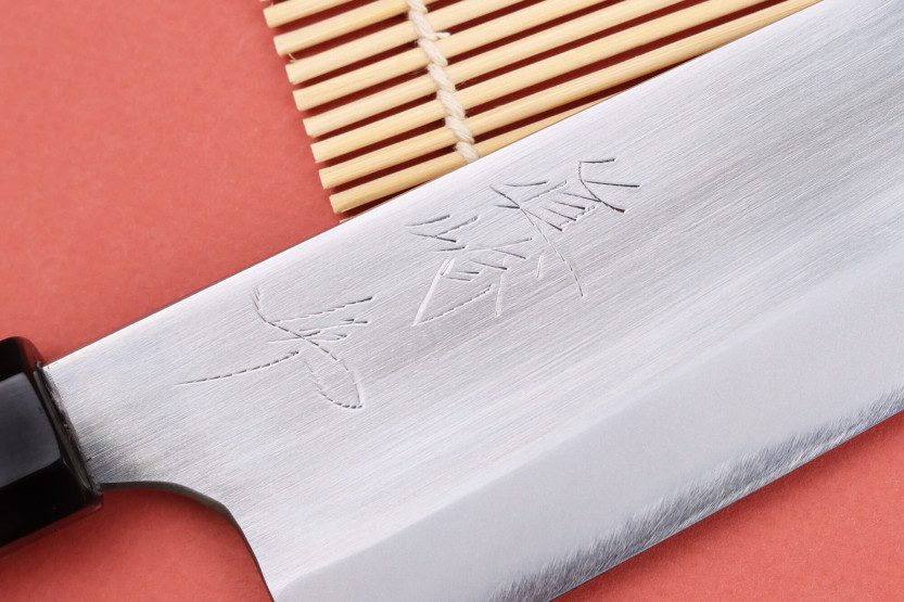 16,5 cm Naoki Mazaki WS2 poleret japansk håndlavet bunka-kniv