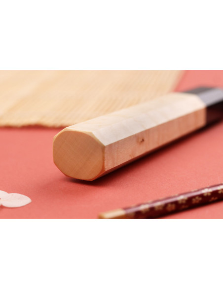 16,5 cm Naoki Mazaki WS2 poleret japansk håndlavet bunka-kniv