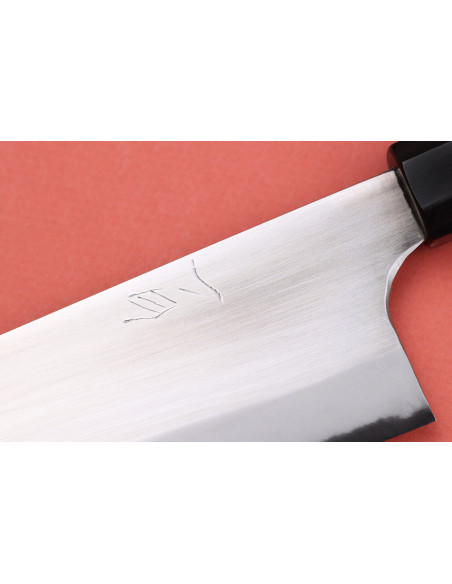 16,5cm Naoki Mazaki WS2 polerad japansk handgjord bunka-kniv