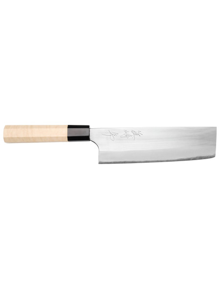 nakiri mes 16,5cm japonais artisanaal Naoki Mazaki WS2 poly