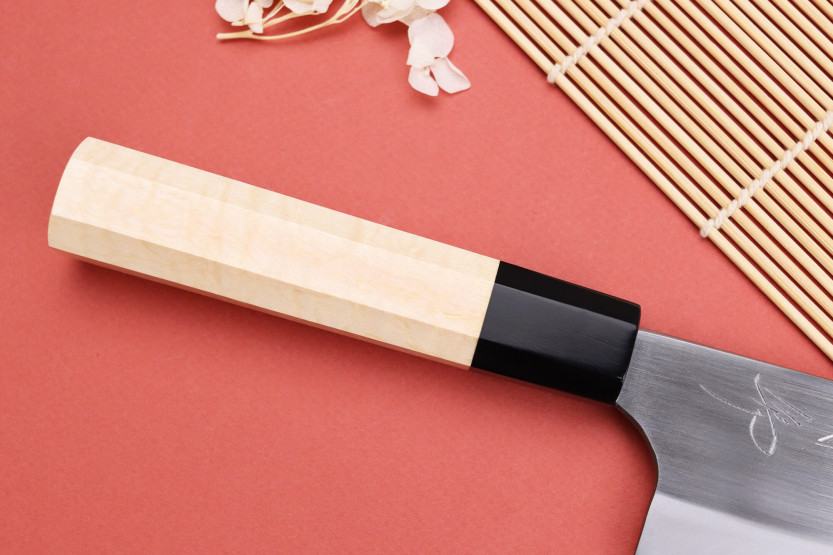 cuchillo nakiri 16,5cm japonais artisanal Naoki Mazaki WS2 poly