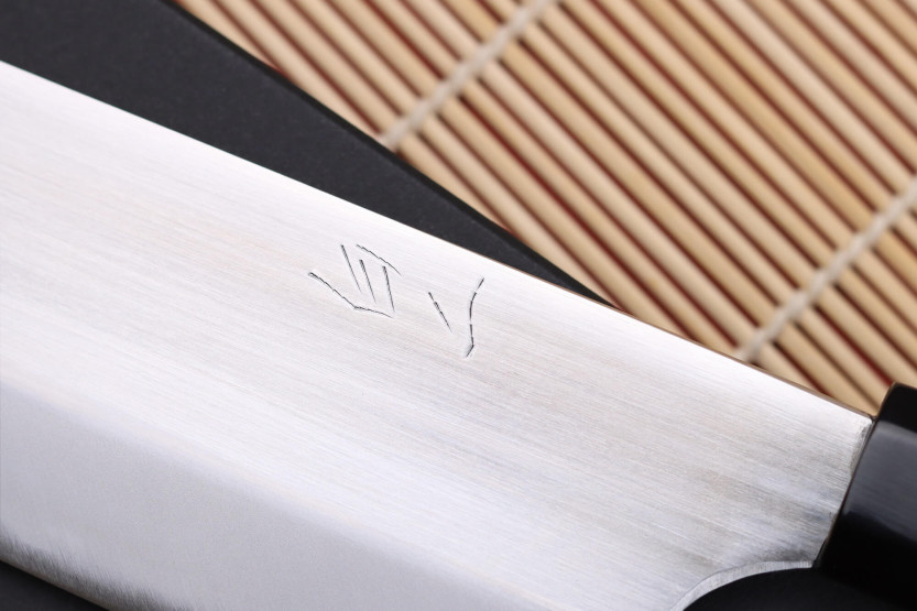 nakiri-kniv 16,5cm japonais artisanal Naoki Mazaki WS2 poly