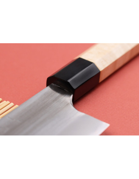 nakiri mes 16,5cm japonais artisanaal Naoki Mazaki WS2 poly