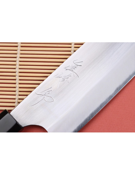 nakiri knife 16,5cm japonais artisanal Naoki Mazaki WS2 poly