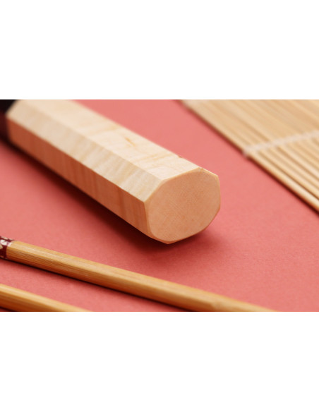 18 cm Naoki Mazaki WS2 poleret japansk håndlavet kokkekniv