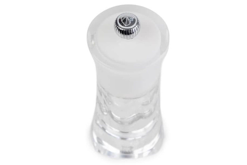 Peugeot Molène vit manuell saltkvarn i akryl 14cm
