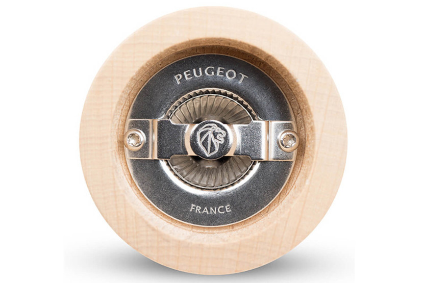 Molinillo de sal manual Peugeot Baya en madera de haya 8cm
