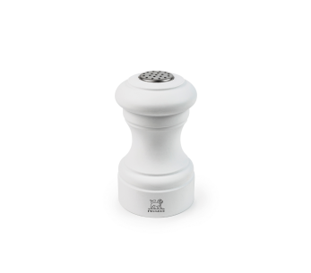 Saleiro Peugeot Bistro em madeira de faia branca mate 9cm