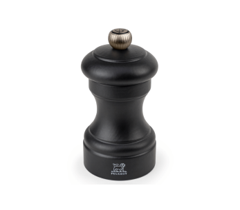 Molinillo de pimienta manual Peugeot Bistro en madera de haya negra mate 10cm