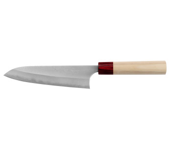 Cuchillo de cocinero tradicional japonés Masakage Yuki 18cm Shirogami 2