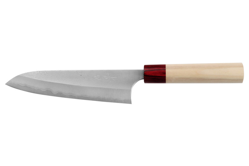 Handwerkliches japanisches Kochmesser Masakage Yuki 18cm Shirogami 2