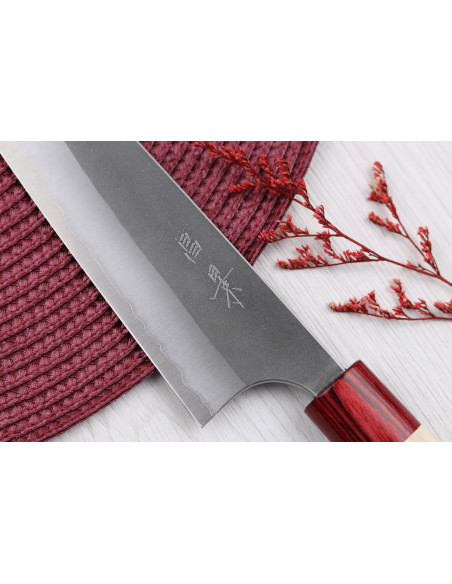 Masakage Yuki 18cm Shirogami 2 käsintehty japanilainen kokki ' s veitsi