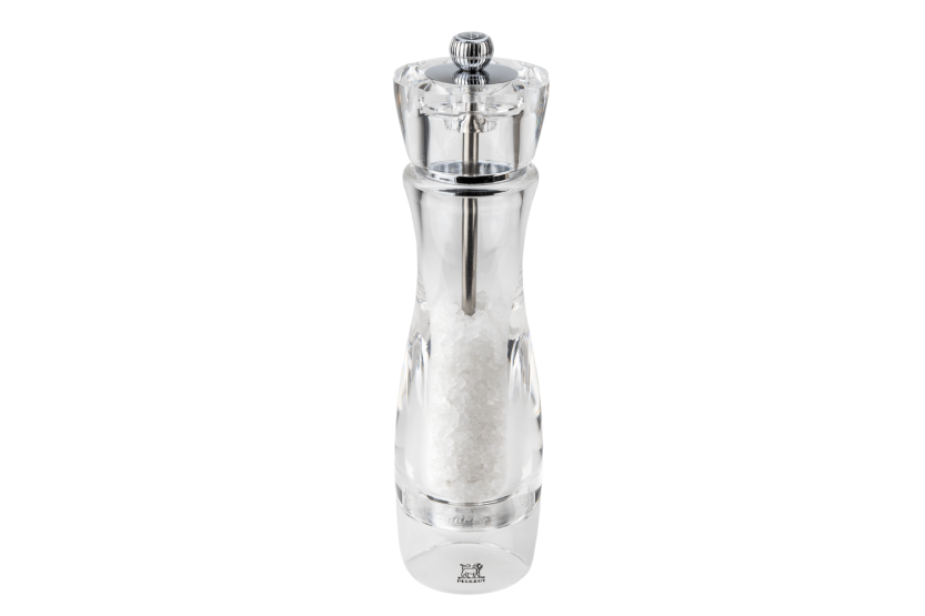 Peugeot Vittel saltkvern i gjennomsiktig akryl 23 cm