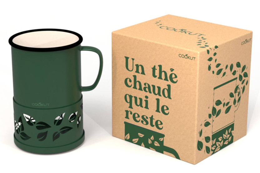 Taza de té Cookut Sixtea vela verde