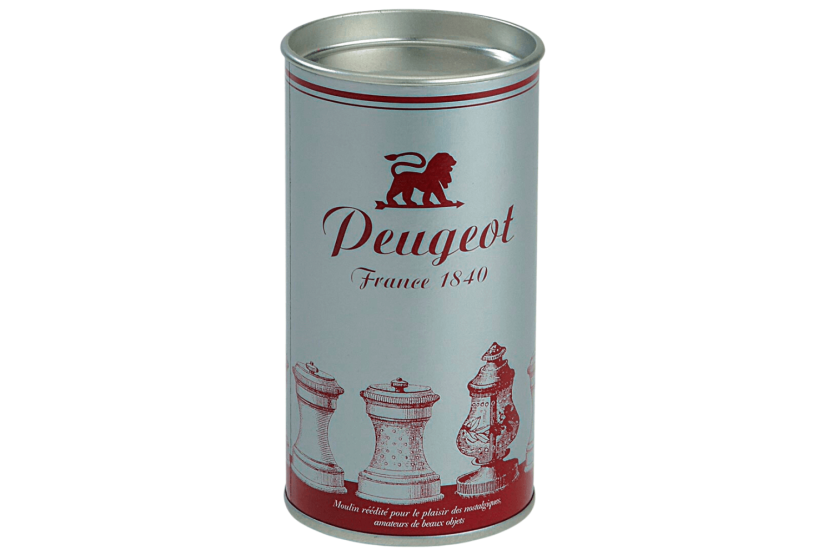 Peugeot Mignonnette macina sale a secco manuale in metallo argentato 10 cm