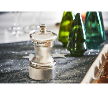Peugeot Mignonnette manuelle trockene Salzmühle aus versilbertem Metall 10cm 2