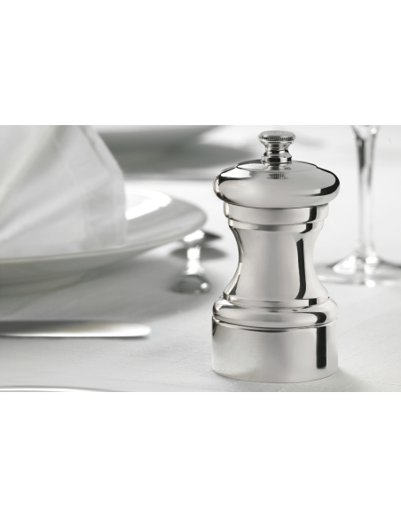 Peugeot Mignonnette manuell tørr saltkvern i sølvbelagt metall 10 cm