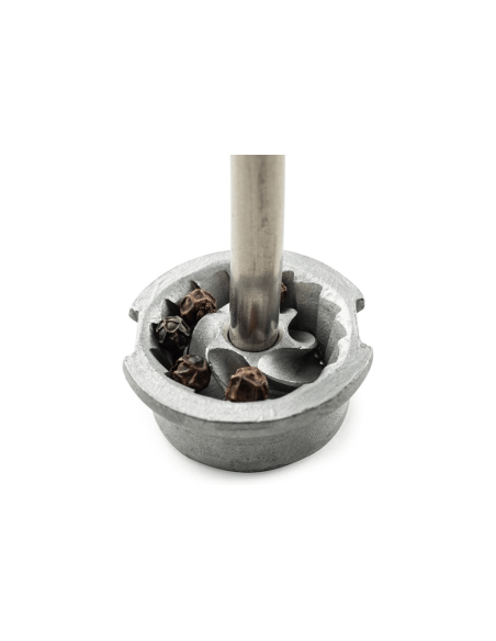 Peugeot Mignonnette manuell tørr saltkvern i sølvbelagt metall 10 cm