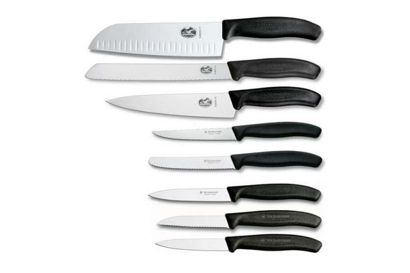 Victorinox SwissClassic block med 8 köksknivar 6.7173.8