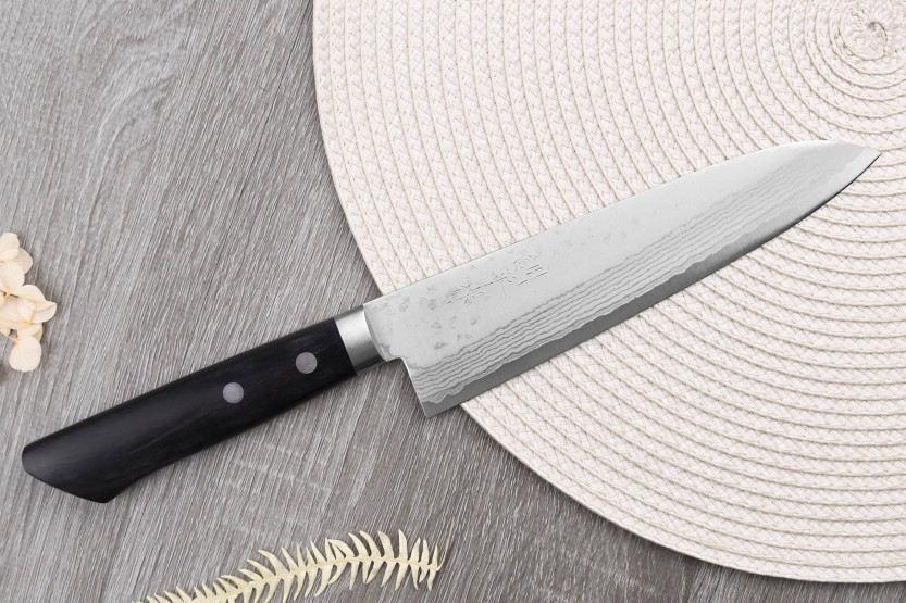 Masutani VG10 Damascus 18cm handmade Japanese chef ' s knife