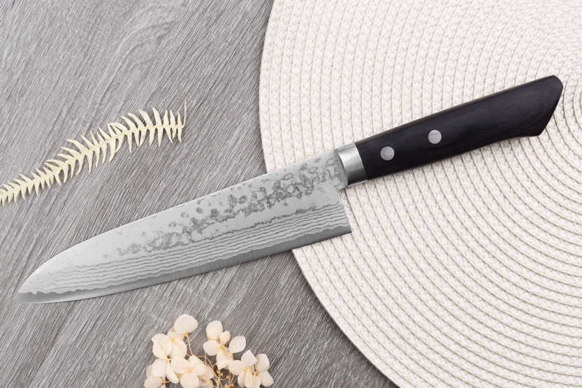 Masutani VG10 Damascus 18cm handmade Japanese chef ' s knife