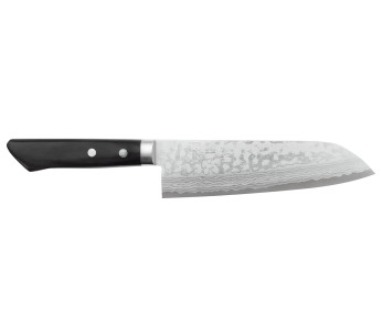 santoku mes 16,5cm Japonais artisanaal Masutani VG10 Damas