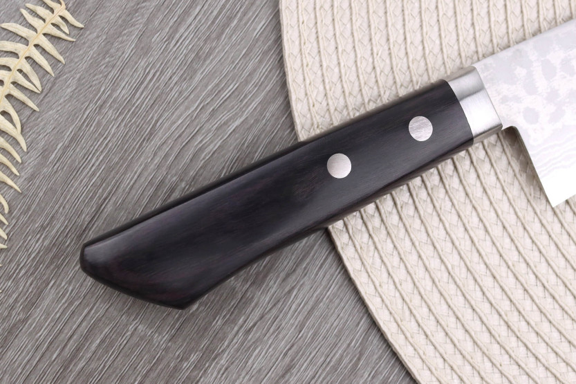 coltello santoku 16,5cm japonais artisanal Masutani VG10 Damas