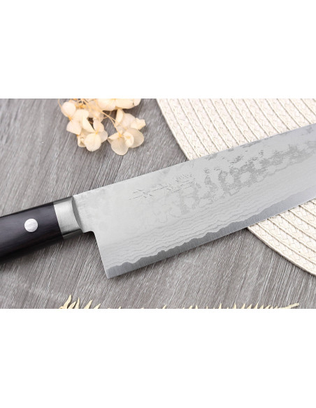 faca santoku 16,5cm Japonês artesanal Masutani VG10 Damas