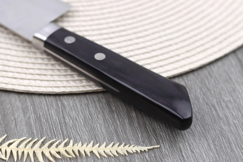 santoku mes 16,5cm Japonais artisanaal Masutani VG10 Damas