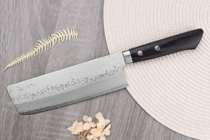 nakiri messer 16,5cm japonais artisanal Masutani VG10 Damas