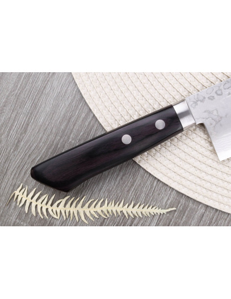 nakiri kniv 16,5cm japonais artisanal Masutani VG10 Damas