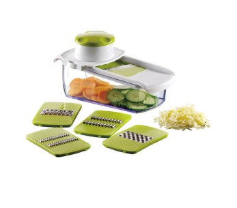 mandolina de cocina de 5 cuchillas + Bandeja recogegotas Kitchen Artist