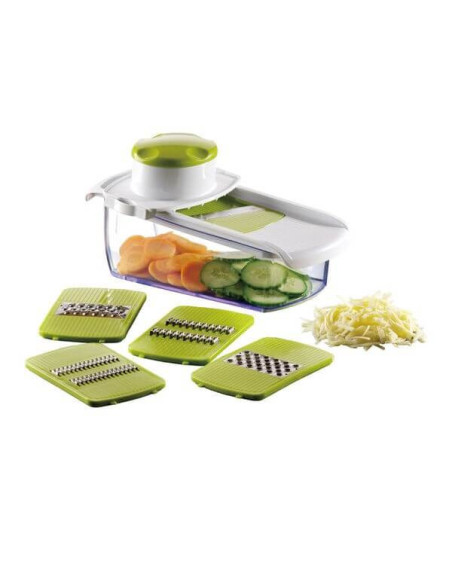 mandolina de cocina de 5 cuchillas + Bandeja recogegotas Kitchen Artist