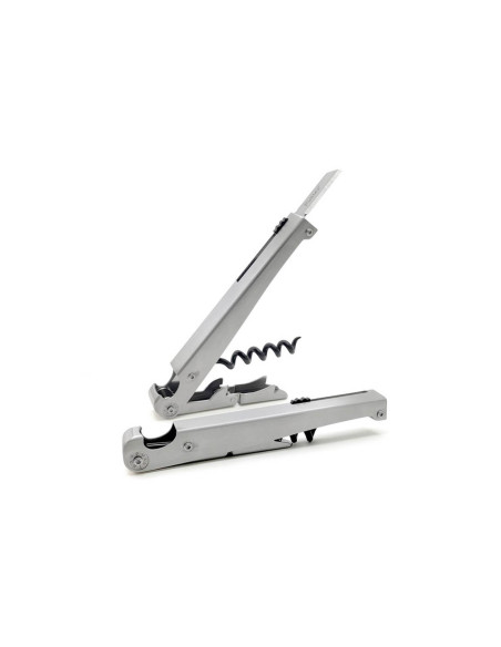 Sacacorchos de acero inoxidable para camareros Pulltex Quadratt