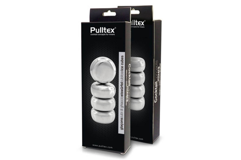 Set di 4 cubetti di ghiaccio Pulltex in acciaio inossidabile