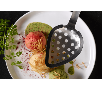 Rosle openwork spoon in stainless steel and silicone 2