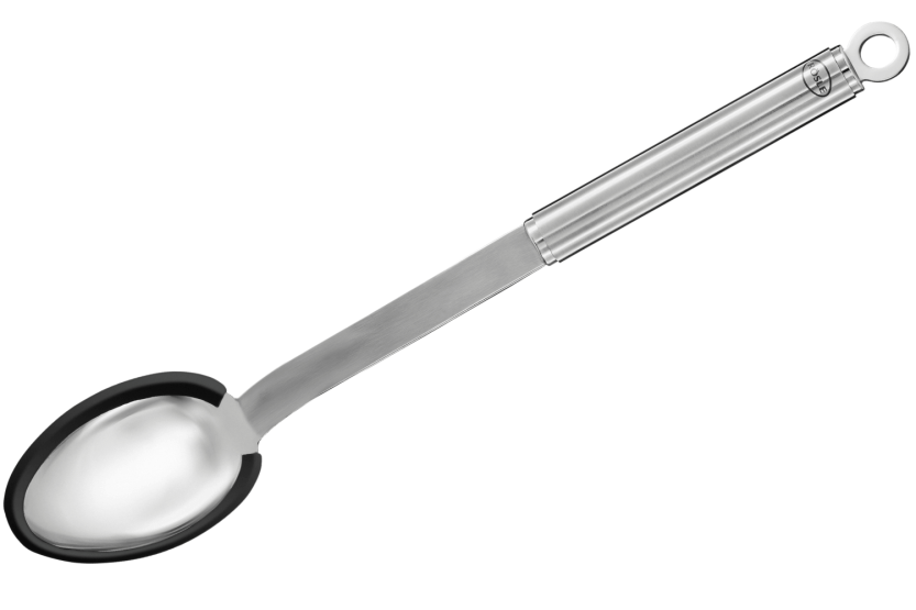 Rosle rechte lepel van roestvrij staal en silicone