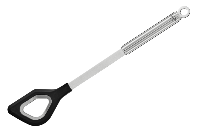 Cuchara con orificio de acero inoxidable y silicona Rosle
