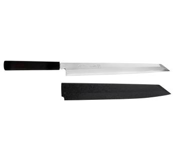 Sakai Takayuki Byakko 30cm handgjord japansk Yanagibakniv kiritsukekniv ebenholtshandtag + slida