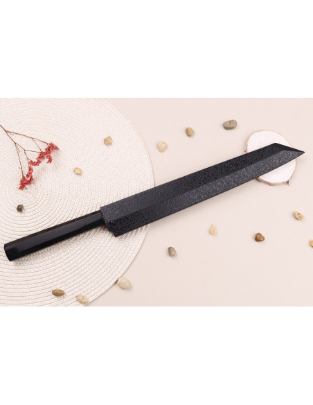 Sakai Takayuki Byakko 27cm käsintehty japanilainen Yanagiba veitsi kiritsuke veitsi eebenpuu kahva + tuppi