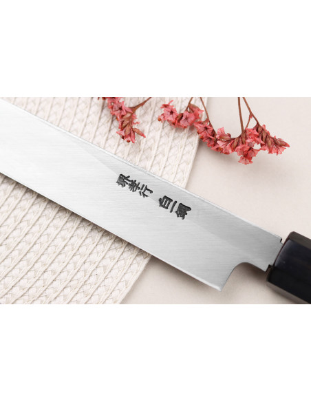 Sakai Takayuki Byakko sakimaru takohiki japansk håndverkskniv 30 cm ibenholtskaft + slire