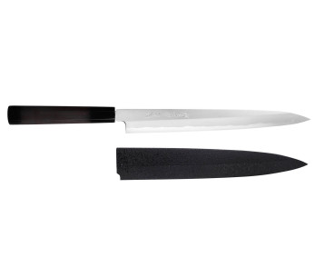 Sakai Takayuki Byakko 27cm käsintehty japanilainen Yanagiba veitsi eebenpuu kahva + tuppi