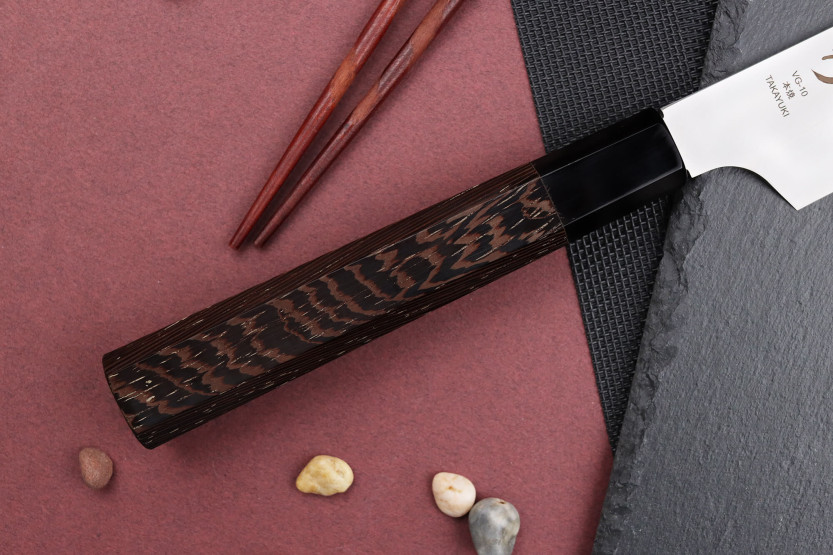 Estojo sakimaru yanagiba 30cm japonês artesanal Sakai Takayuki Honyaki Shoryu VG10