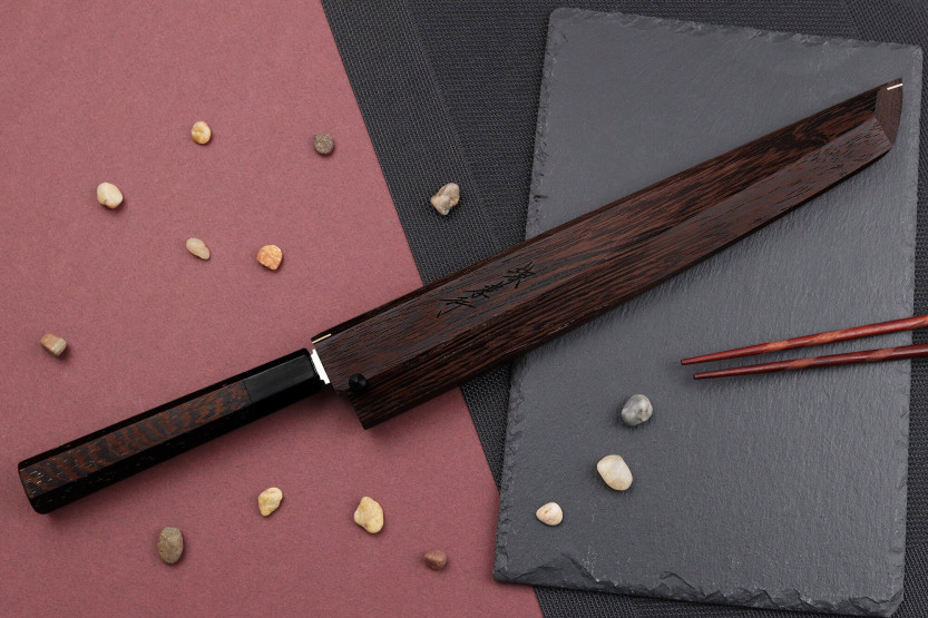 Estojo sakimaru yanagiba 30cm japonês artesanal Sakai Takayuki Honyaki Shoryu VG10