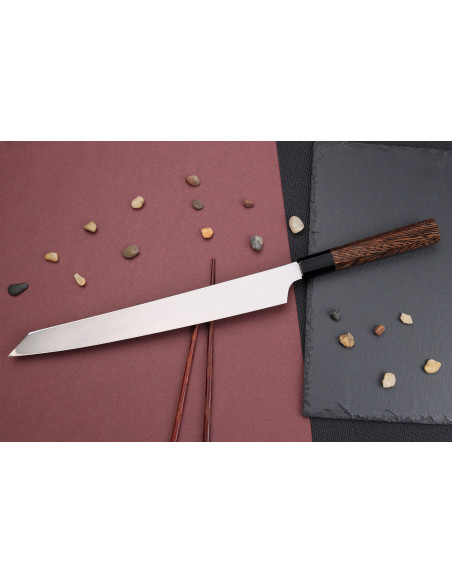 Yanagiba kniv kiritsuke 30cm japonais artisanal Sakai Takayuki Honyaki Shoryu VG10