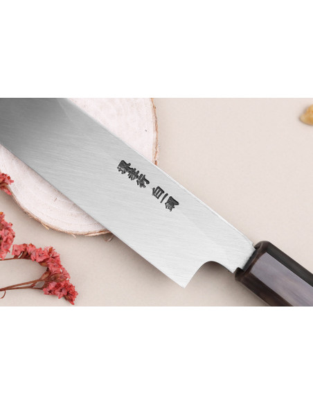 Sakai Takayuki Byakko 30cm käsintehty japanilainen Yanagiba veitsi eebenpuu kahva + tuppi