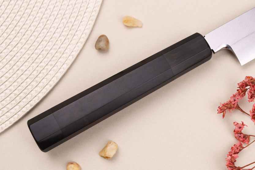 Sakai Takayuki Byakko 30 cm håndlavet japansk yanagibakniv ibenholtskaft + skede