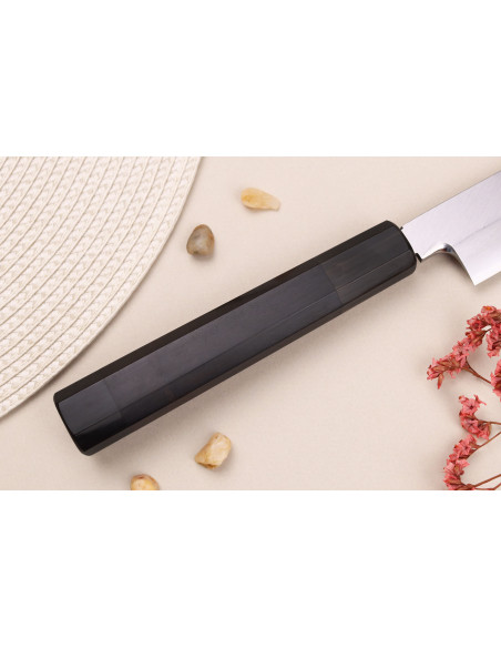 Sakai Takayuki Byakko 30 cm håndlavet japansk yanagibakniv ibenholtskaft + skede