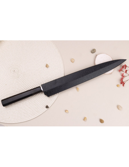 Sakai Takayuki Byakko 30 cm håndlavet japansk yanagibakniv ibenholtskaft + skede
