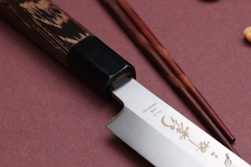 Yanagiba mes 27cm japonais artisanal Sakai Takayuki Honyaki Shoryu VG10
